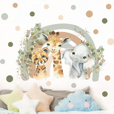 African Animal Wall Sticker for Boho Nursery - Casatrail.com